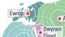 Ewrop ar fap o'r byd