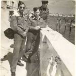 Fred is on the left with his camera.