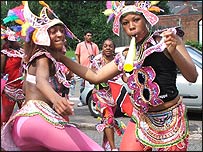 Carnival dancers