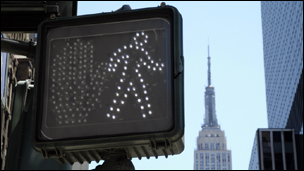 New York crossing sign