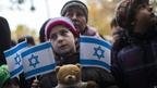 Aksi mendukung Israel