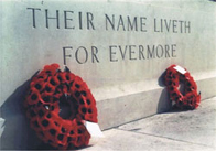 Photo of a war memorial