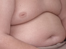 Torso of obese boy