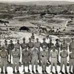The party who went on the tour from Tel Aviv arranged by the American Red Cross. Taken on the Mount of Olives looking into the old city.