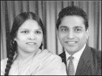 Lalubhai Patel and his wife