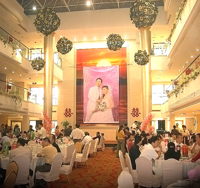 A gorgeous wedding reception