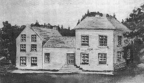 Old Maguire house at Tempo, Co. Fermanagh, 1853 - demolished in about 1863 and replaced by present structure