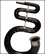 19th century serpent bass-horn