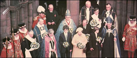 Queen at Carlisle Cathedral