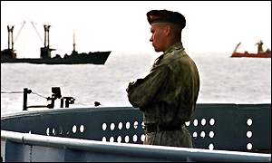 Ruský námořník v Murmansku