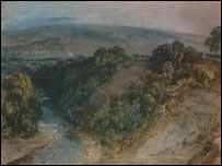 'Valley of the Washburn' by JMW Turner