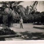 Harry amidst the nice surroundings Cairo, Egypt 1943