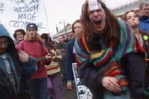 TOPICAL: demo against Criminal Justice Act