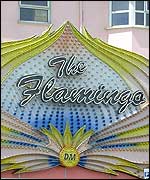 The Flamingo amusement arcade.