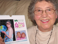 One of the calendar girls