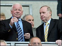 Dave Whelan and Maurice Lindsay