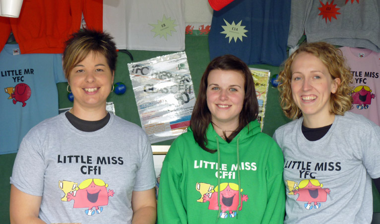 YFC members Nicola, Eleri and Laura