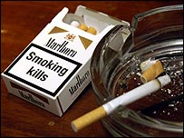 Cigarette packet