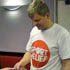 Adrian Chiles and the shock machine