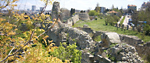 Ancient walls overlooking modern Sevastopol in Ukraine