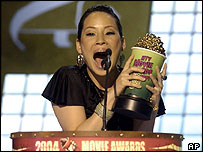 A atriz Lucy Liu