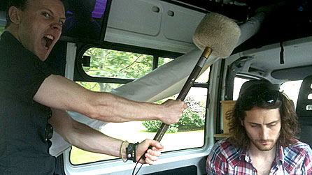 The Joy Formidable in their tour bus