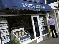 An estate agents' office