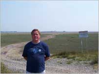 Man standing on a beach