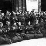 1st 5th Leicestershire regiment returning from the failed Norway Campaign May 1940. Harry is on the bottom row third from right.