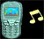 drawing of a mobile phone