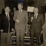 Reunion Dinner of the 4 Commando Brigade and 47 & 48 Royal Marines (Ernest Brooks 2nd from left).
