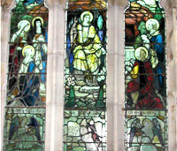 Window erected in memory of the Warke family