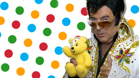 Terry Wogan as Elvis for BBC Children In Need