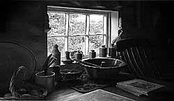 Cottage window at the Claragh Heritage Centre, Kilrea