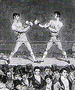 Tom Spring sparring Bill Neat