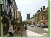 Shopping in the market town of Tavistock