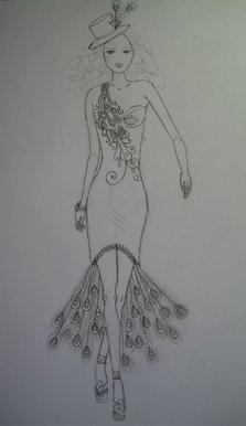 Peacock inspired design - 08.10.08