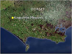 Kingcombe map