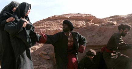 Joseph of Arimathea, Mary and Mary Magdalene at Jesus's tomb