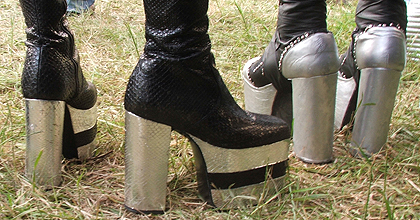 Kiss and their boots