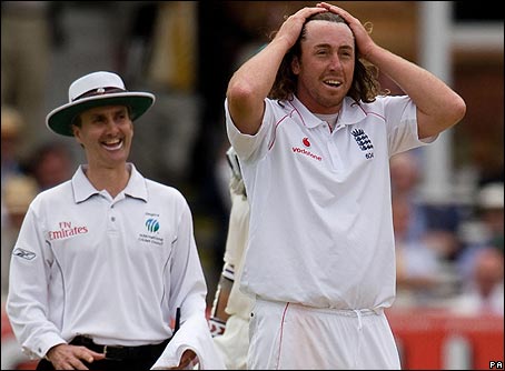Ryan Sidebottom endured a frustrating day