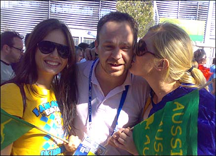 Ben Dirs and Antipodean friends