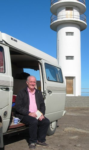 Rick Stein with campervan