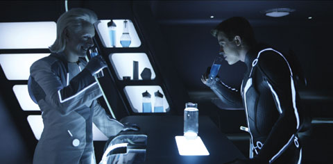 Tron: Legacy stars Michael Sheen and Garrett Hedlund © Disney Enterprises, Inc.