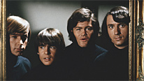 The Monkees (l-r), Peter Tork, Davy Jones, Micky Dolenz and Michael Nesmith