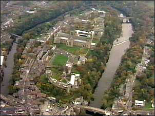 Durham Cathedral aerial