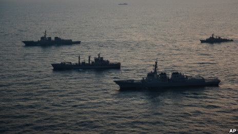 韓國正與美國開展持續三天，以反潛艇為主題的聯合海軍演練