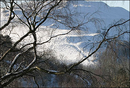 Malvern Hills on a Sunday morning in January