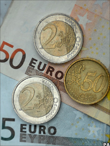 Euro notes and coins