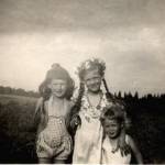My sisters and I taken in East Prussia Summer 1944. I am the one in the centre